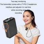 APEXEL APL-MIC009 One For Two Outdoor-Live-Mikrofon mit Geräuschunterdrückung, APL-MIC009 – Bild 9