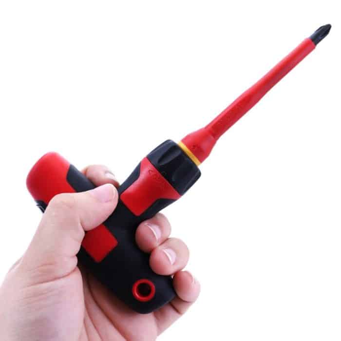 RDEER VDE-9912 12-in-1 isolierter Schraubendreher-Satz, Schraubendreher, Elektriker-Werkzeuge – Bild 7