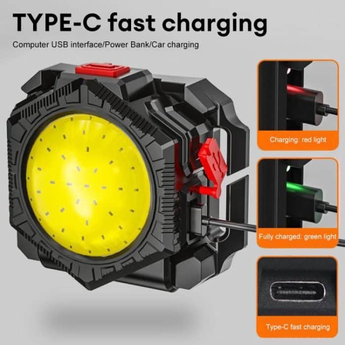 3-in-1-Mini-Taschenlampe, Handgelenk-Licht, Scheinwerfer, Hüfttaschen-Licht – Bild 9