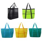 Schwimmende Strandtasche aus Mesh mit großem Fassungsvermögen – Bild 2