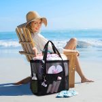 Schwimmende Strandtasche aus Mesh mit großem Fassungsvermögen – Bild 8