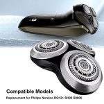 Für Philips S9000 / RQ10 / RQ12 Serie Elektrorasierer Zubehör Messerkopf – Bild 4