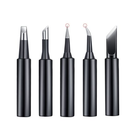 5-in-1 Universal 936 Lötstation Lötkolben Schweißspitzenkopf-Set, Black, Class A Black