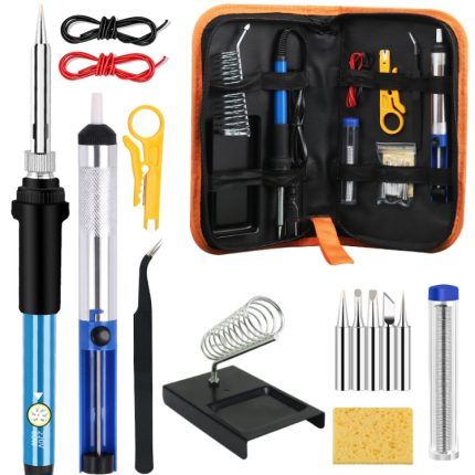 15-in-1 60 W 806 Innenwärme-Lötkolben-Set mit einstellbarer Temperatur, 220V UK Plug, 220V EU Plug, 110V US Plug, 220V AU Plug