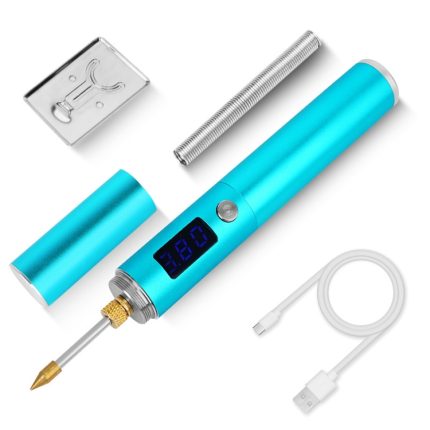 BS45 17–25 W kabelloser Lötkolben mit einstellbarer Temperatur, LED-Digitalanzeige, Tip-B, Tip-C, Tip-K, B+C+K Tips