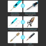 BS45 17–25 W kabelloser Lötkolben mit einstellbarer Temperatur, LED-Digitalanzeige, Tip-B, Tip-C, Tip-K, B+C+K Tips – Bild 5