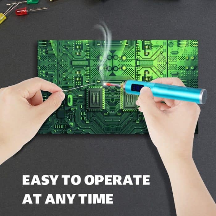 BS45 17–25 W kabelloser Lötkolben mit einstellbarer Temperatur, LED-Digitalanzeige, Tip-B, Tip-C, Tip-K, B+C+K Tips – Bild 10