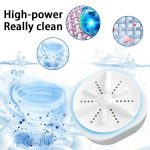 Tragbare Mini-Turboschalter-Waschmaschine mit drei Geschwindigkeiten und Timing, Remote Control Switch, Vibration, Turbine Basic – Bild 8