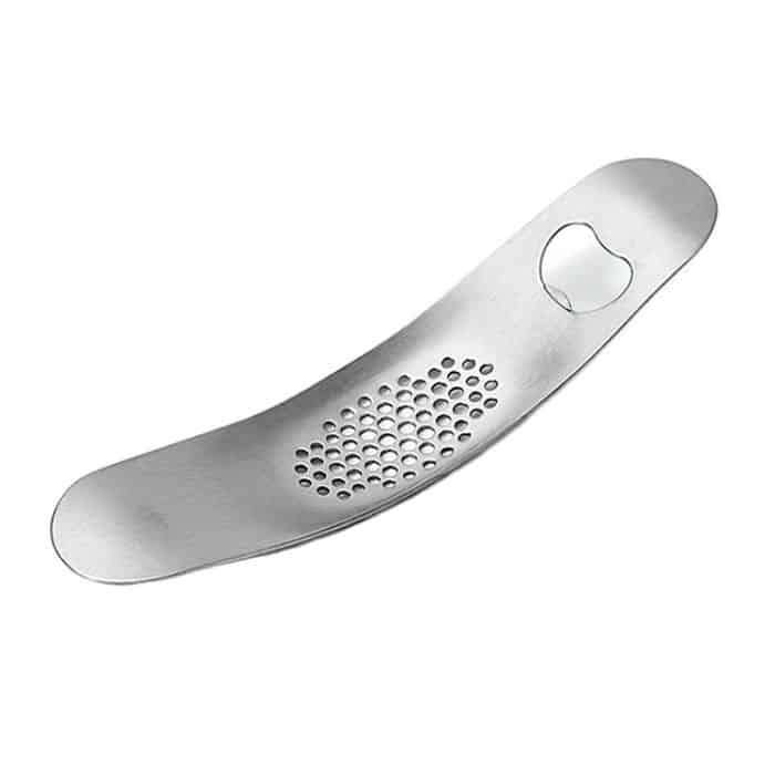 WGKT0089 430 Edelstahl Bootsförmige Knoblauchmühle Manuelle Knoblauchpresse Werkzeuge Küchenhelfer, Garlic Grinder(Style 1), Garlic Grinder(Style 2) – Bild 1