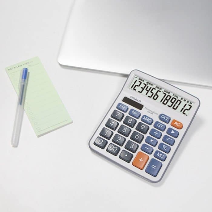 OSALO OS-6M 12-stelliger Büro-Desktop-Rechner, Solar-Dual-Power-Rechner – Bild 7