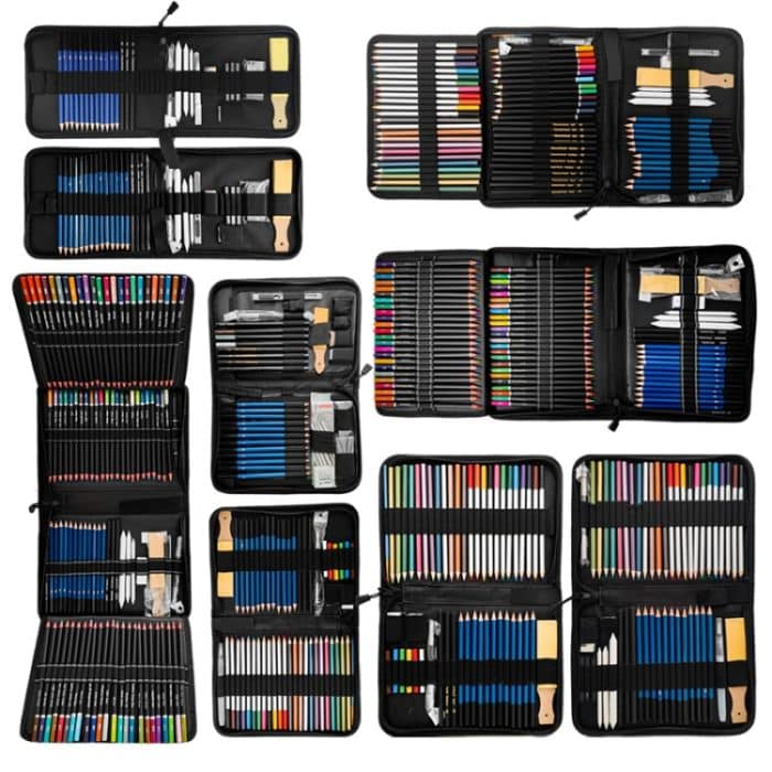 Skizzen-Farbstift-Set, Zeichenset für Kunststudenten, 32pcs/set, 35pcs/set, 40pcs/set, 50pcs/set – Bild 2