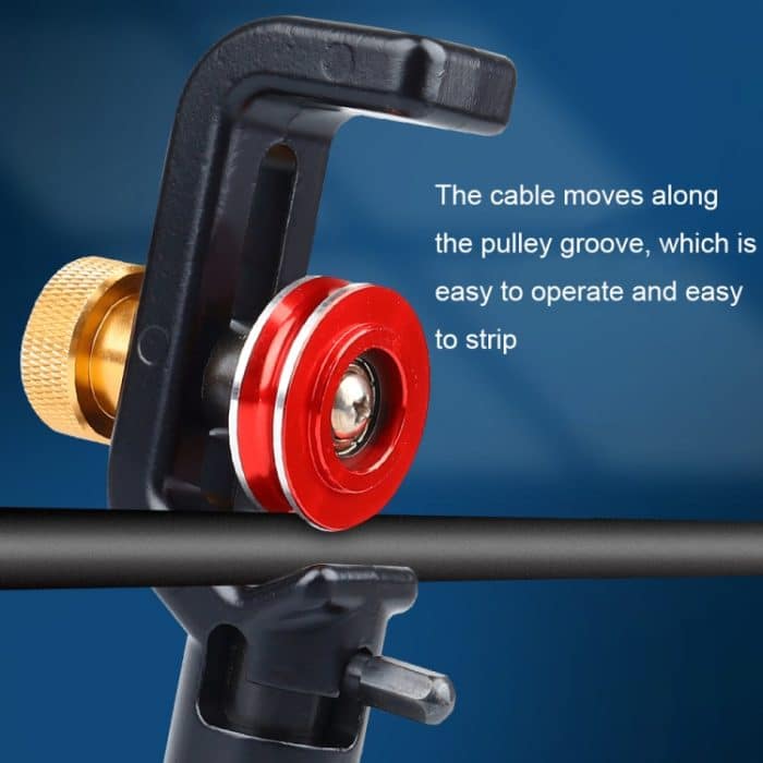 4–10 mm gepanzertes horizontales und vertikales Kabelschneider-Abisoliermesser für optische Kabel, Single Red, Single Gold, Double Head – Bild 2