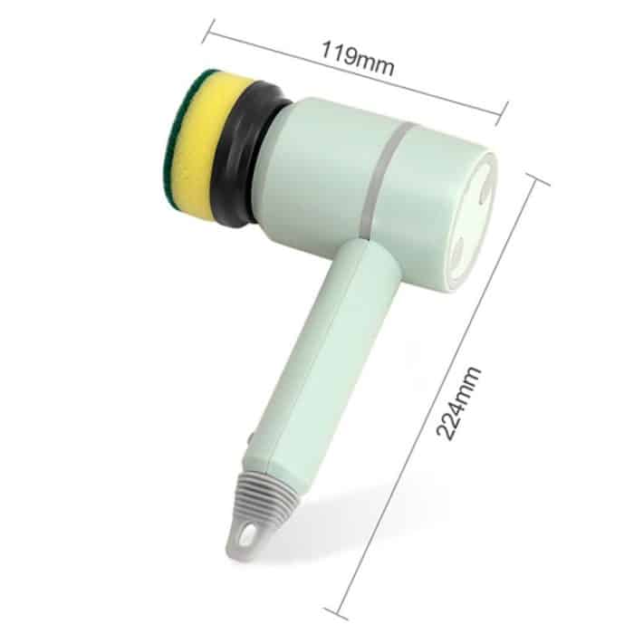 Drahtlose elektrische Reinigungsbürste USB wiederaufladbare Reinigungsbürsten für die Küche, Badewanne und Fliesen, White 1200 mAh, Green 1200 mAh, Pink 1200 mAh, White 800 mAh, Green 800 mAh, Pink 800 mAh – Bild 6