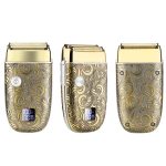 Männer Glatze Haarschnitt 2 In 1 Elektrische Haarschneidemaschine Wasserdichtes Set, 962 Gold, 962 Gray – Bild 3