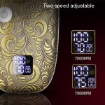 Männer Glatze Haarschnitt 2 In 1 Elektrische Haarschneidemaschine Wasserdichtes Set, 962 Gold, 962 Gray – Bild 6