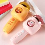 Kinder Drahtloses Mikrofon Bluetooth Telefon Singen Mikrofon – Bild 2