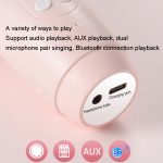 Kinder Drahtloses Mikrofon Bluetooth Telefon Singen Mikrofon – Bild 7