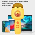 Kinder Drahtloses Mikrofon Bluetooth Telefon Singen Mikrofon – Bild 9