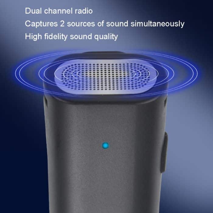 1 in 2 kabelloses Halsband Weizen mit Aufladung, Lagertelefon, Live-Übertragung, Interview, Rauschunterdrückung, Halsbandmikrofon – Bild 4