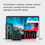 1 in 2 kabelloses Halsband Weizen mit Aufladung, Lagertelefon, Live-Übertragung, Interview, Rauschunterdrückung, Halsbandmikrofon – Bild 6