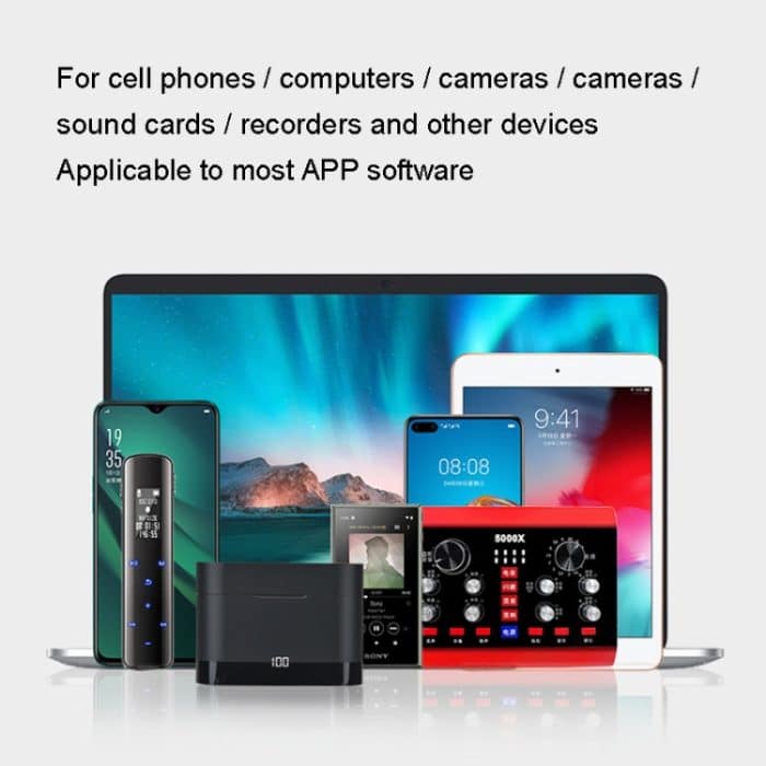 1 in 2 kabelloses Halsband Weizen mit Aufladung, Lagertelefon, Live-Übertragung, Interview, Rauschunterdrückung, Halsbandmikrofon – Bild 6