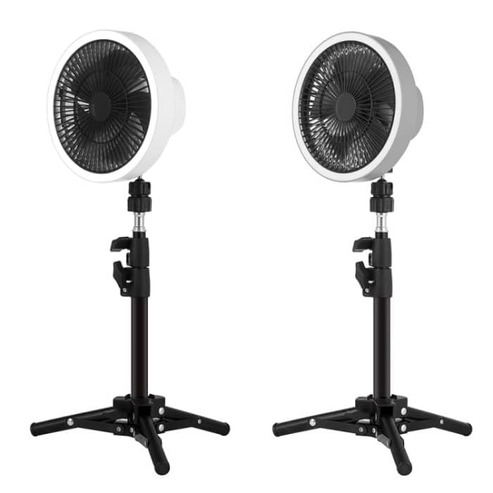ZK-01 7 Zoll Outdoor Camping LED-Licht Stativventilator Tragbarer multifunktionaler Powerbank-Hängeventilator – Bild 2