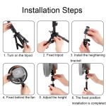 ZK-01 7 Zoll Outdoor Camping LED-Licht Stativventilator Tragbarer multifunktionaler Powerbank-Hängeventilator – Bild 12