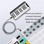 JINGHUA 3,5-mm-Kabel-Audio-Konvertierungsmikrofon Zwei-Wege-Transkriptor, 1m – Bild 4