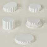 Römische Säule Gips Fotografie Requisiten Stillleben Ornament, 5pcs/set, Base 1, Base 2, Base 3, Base 4, Base 5 – Bild 3