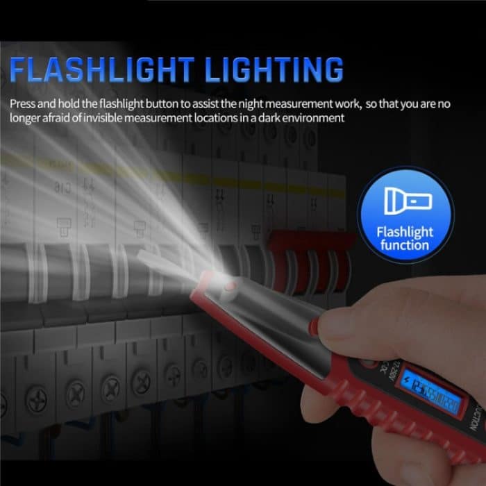 ANENG VD700 2 Stück Ton- und Lichtalarm, berührungsloser digitaler Display-Sensor, Multifunktions-Teststift, Digital Display Pen (Yellow Green), Digital Display Pen (Black Yellow), Digital Display Pen (Black Red) – Bild 9