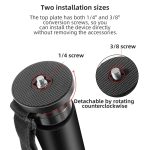 Kohlefaser-Einbeinstativ, Reisefotografie, Handy-Live-Selfie-Halterung, einziehbares tragbares Einbeinstativ, BEXIN P335CF-S, BEXIN P336CF-S, BEXIN P365CF-S, BEXIN P366CF-S, BEXIN P405CF-S, BEXIN P406CF-S – Bild 6