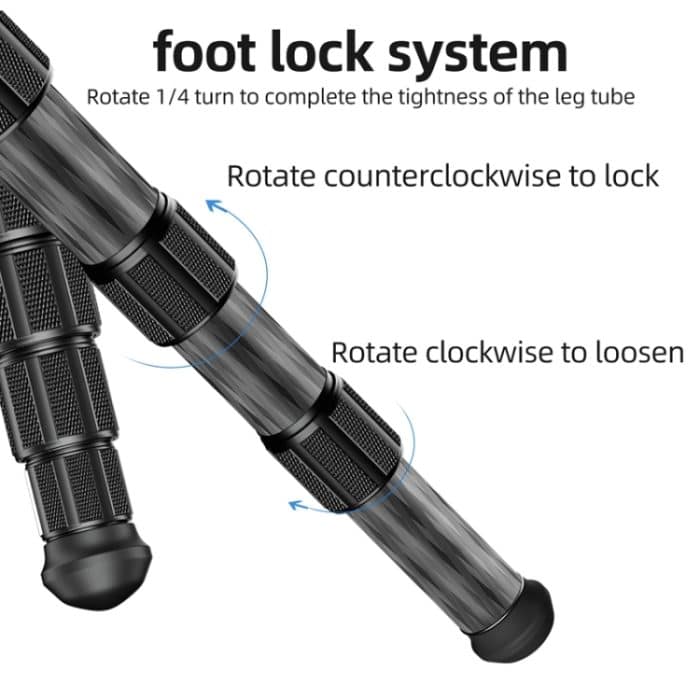 Kohlefaser-Einbeinstativ, Reisefotografie, Handy-Live-Selfie-Halterung, einziehbares tragbares Einbeinstativ, BEXIN P335CF-S, BEXIN P336CF-S, BEXIN P365CF-S, BEXIN P366CF-S, BEXIN P405CF-S, BEXIN P406CF-S – Bild 7