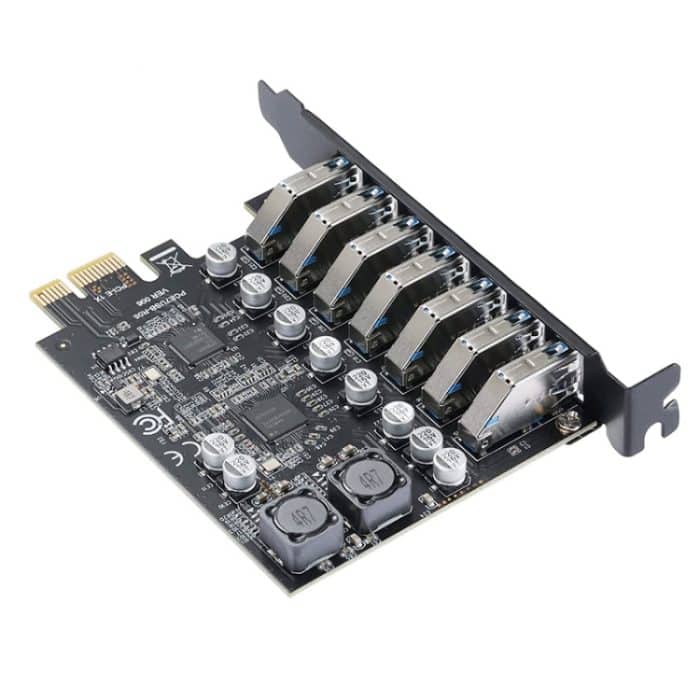 PCE7USB-R05 PCI-E zu USB 3.2 GEN1 7-Port 19PIN Erweiterungskarte Super Speed 5 Gbit/s – Bild 5