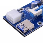 PCE164P-N03 VER006C Mini PCI-E 1X bis 16X Riser für externe Laptop-Bildkarte, Blue Board 6pin, Blackboard 6pin, Blackboard 4pin, M2 To 6pin – Bild 5