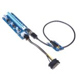 PCE164P-N03 VER006C Mini PCI-E 1X bis 16X Riser für externe Laptop-Bildkarte, Blue Board 6pin, Blackboard 6pin, Blackboard 4pin, M2 To 6pin – Bild 7
