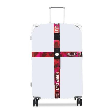 2 Stück Gepäck-Kreuz-Zoll-Schloss-Bindegurt, Keep Out Red (Ordinary), Keep Out Blue (Ordinary), Color Signs (Ordinary), Colorful Dragonfly (Ordinary), Colorful Dragon Ccales (Ordinary), Cartoon Planet (Ordinary), Keep Out Red (TSA), Keep Out Blue (TSA)...
