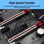 M2 M-KEY PCIE 3.0 zu SATA6G Transfer Erweiterungskarte 6 Port Festplattenerweiterungsadapterkarte, 6 Port – Bild 8