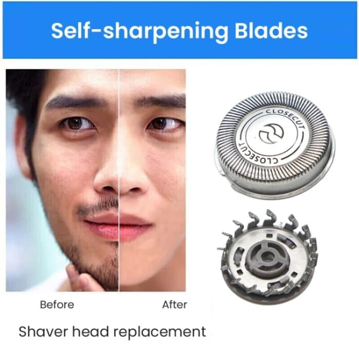 3 Stück HQ4 Scherkopf für Philips HQ42 HQ802 HQ5856 PQ212 PQ202 PQ190 – Bild 5