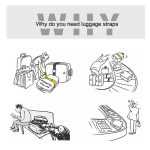 2 Stück Kreuzgepäckgurt ohne Zahlenschloss – Bild 4