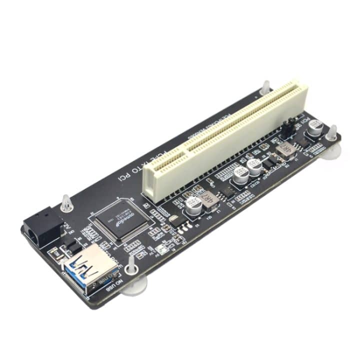 Riser-Karten-Erweiterungsadapter. Erweiterungskarte für PC-Computer hinzufügen, PCI-E 1X To Single PCI, PCI-E 1X To Dual PCI, PCI-E 1X To Single PCI With baffle – Bild 4
