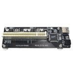 Riser-Karten-Erweiterungsadapter. Erweiterungskarte für PC-Computer hinzufügen, PCI-E 1X To Single PCI, PCI-E 1X To Dual PCI, PCI-E 1X To Single PCI With baffle – Bild 6