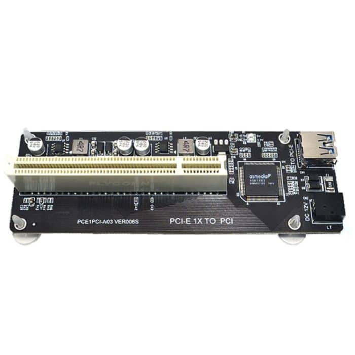 Riser-Karten-Erweiterungsadapter. Erweiterungskarte für PC-Computer hinzufügen, PCI-E 1X To Single PCI, PCI-E 1X To Dual PCI, PCI-E 1X To Single PCI With baffle – Bild 6