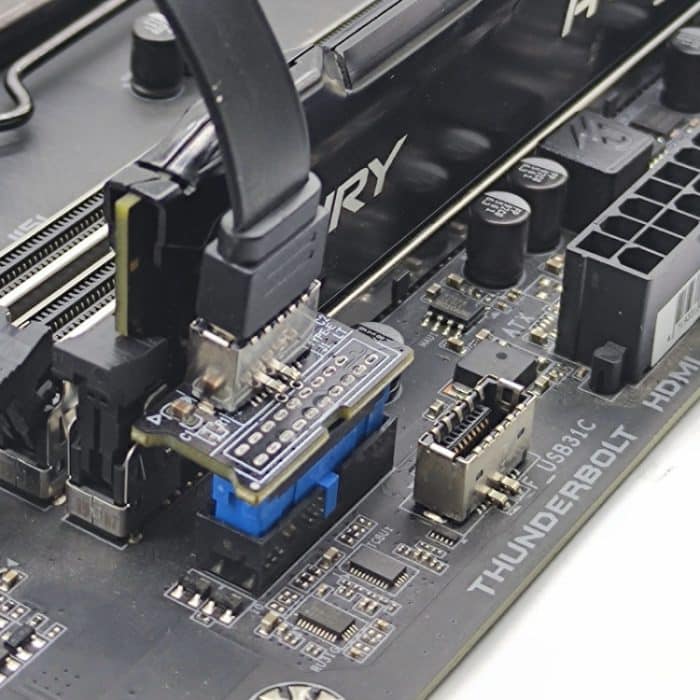 USB 3.0 19PIN-Header zur Typ-E-Front-A-Key-Schnittstelle zur Erweiterung der USB-Anschlüsse auf den PC, USB 3.0 19PIN   Outward, USB 3.0 19PIN   Up-high, USB 3.0 19PIN   Upward – Bild 6