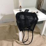 Transparente Mesh-Einzelschultertasche für Studenten
