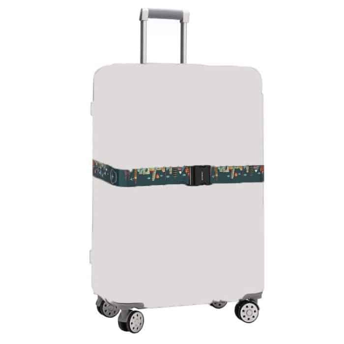 2 Stück fester Gepäckgurt zum Schutz vor Fehlöffnungen, Honeycomb, Magic Color, Red Star, Travel Around, Smile, Rainbow, Blue Shiba Inu, Yellow Shiba Inu – Bild 5