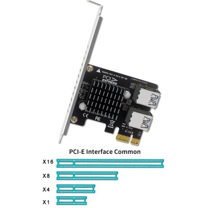 PCIE-zu-PCI-E4-Port USB3.0-Erweiterungskarte Grafikkartenerweiterung – Bild 5