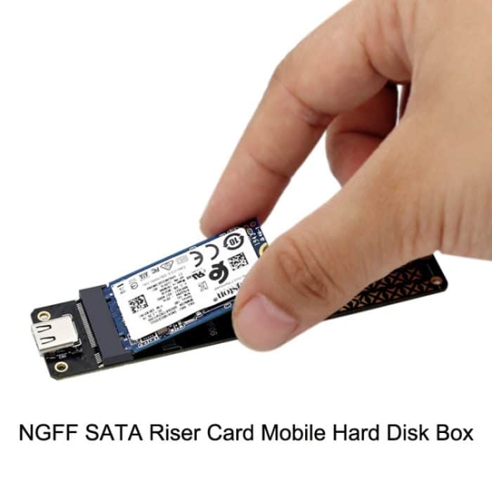 NGFF M.2 Bkey SATA Festplatte SSD zu USB3.1 Typ-C / USB-C Erweiterungskarte Konvertierungskarte, SSD To USB3.1 – Bild 5