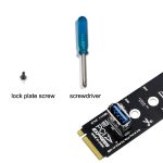 5 Stück NGFF M.2 Rotor PCI-E Kanal USB3.0 Transferkarte Grafikverlängerungsübertragung, NGFF M.2 to PCI-E Channel – Bild 6