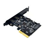 PCI-E 4X zu USB3.1 Dual USB-C/Typ-C Port 10 Gbit/s Erweiterungskarte mit ASMedia ASM3142 Chip – Bild 3