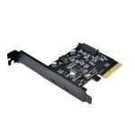 PCI-E 4X zu USB3.1 Dual USB-C/Typ-C Port 10 Gbit/s Erweiterungskarte mit ASMedia ASM3142 Chip – Bild 4